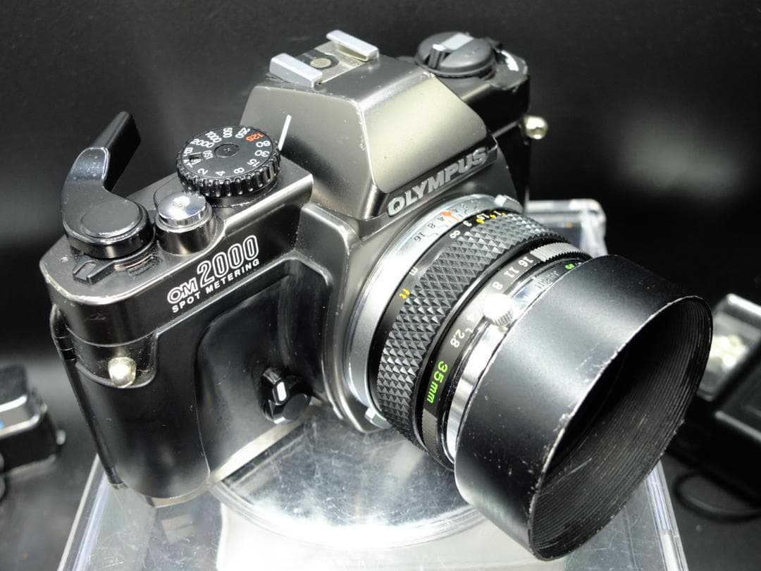 オリンパスOM2000／Gズイコー35mmf2.8フード付【実写確認済整備品】