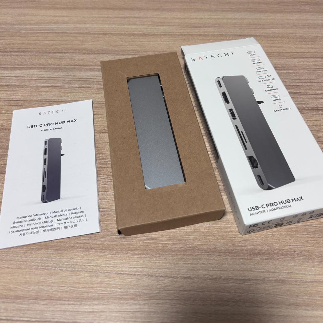 SATECHI USB-CハブProMax 8-in-1 マルチポートアダプター