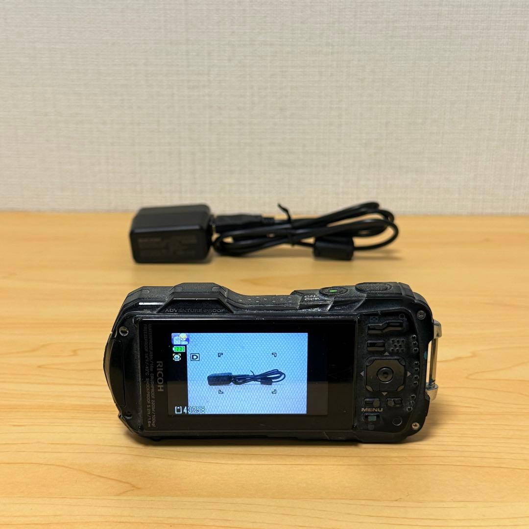【防水機能付】RICOH WG-50 ブラック デジタルカメラ