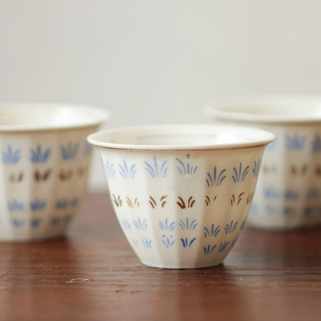 レトロ　カップ　茶器　煎茶碗　3客セット!!!