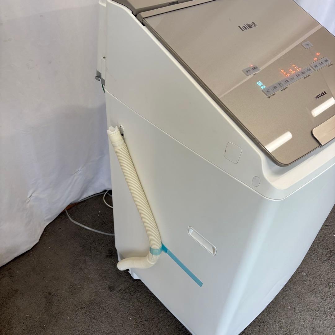 ★188　洗濯機　日立　【完全分解洗浄】　乾燥　9キロ　安い　綺麗　設置無料