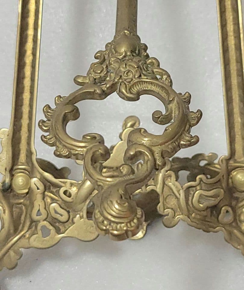 フランス製 イーゼルスタンド　BRASS 真鍮製 ブラス アンティーク