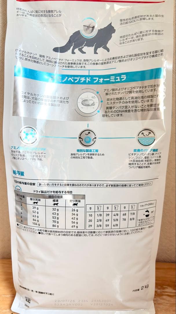 猫 アミノペプチドフォーミュラ 2kg