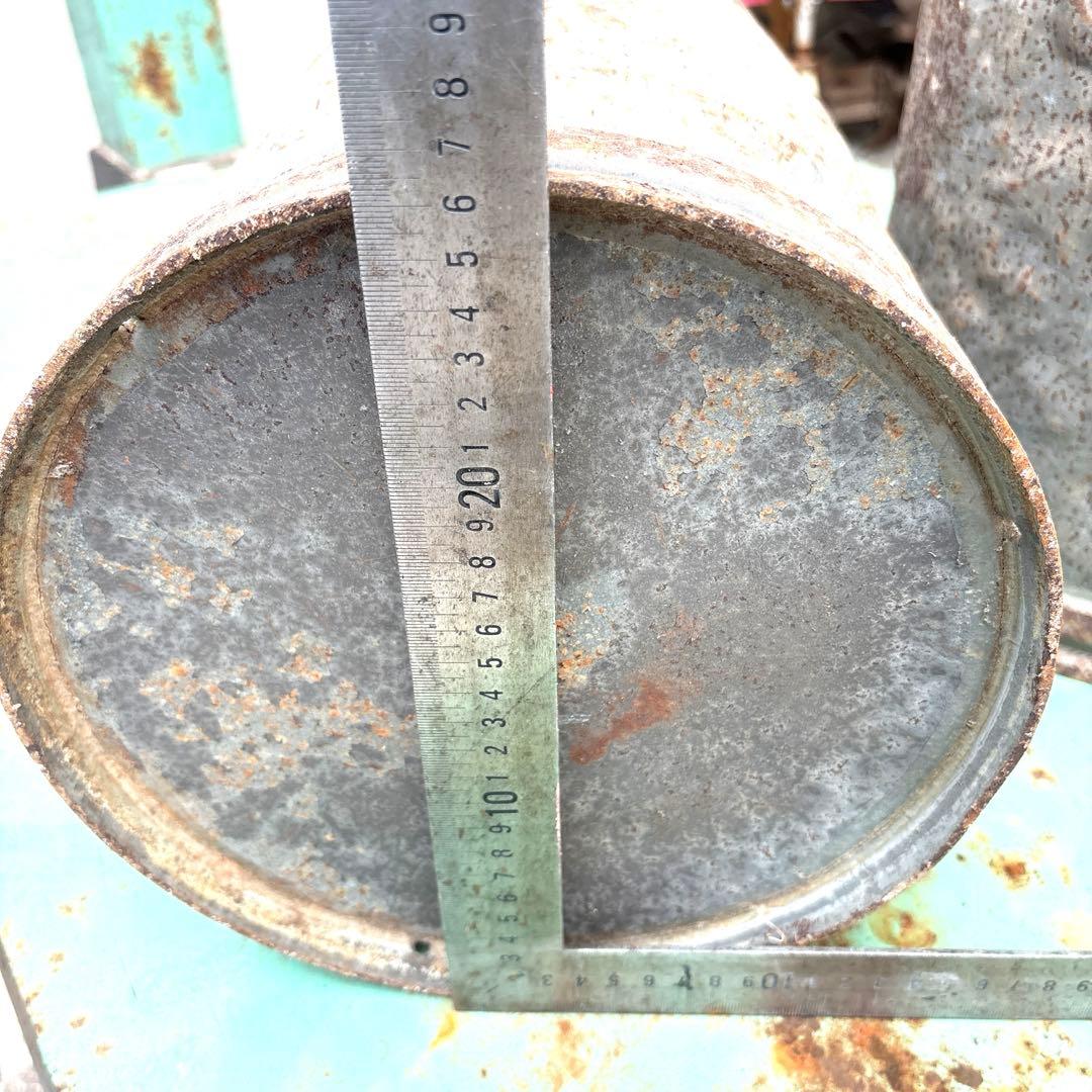 レトロ ミルク缶 2個セット アンティーク　古道具