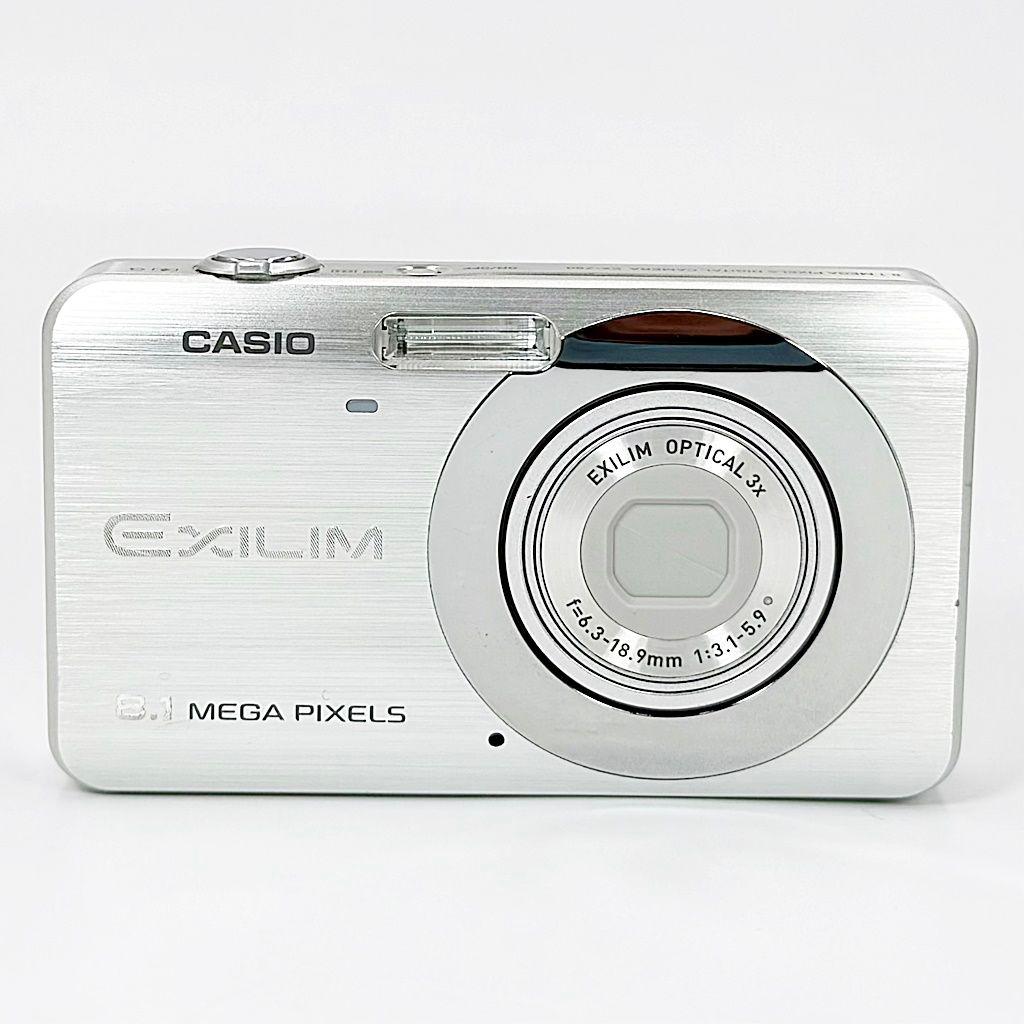 カシオ EXILIM ZOOM EX-Z80 シルバー コンデジ カメラ 中古