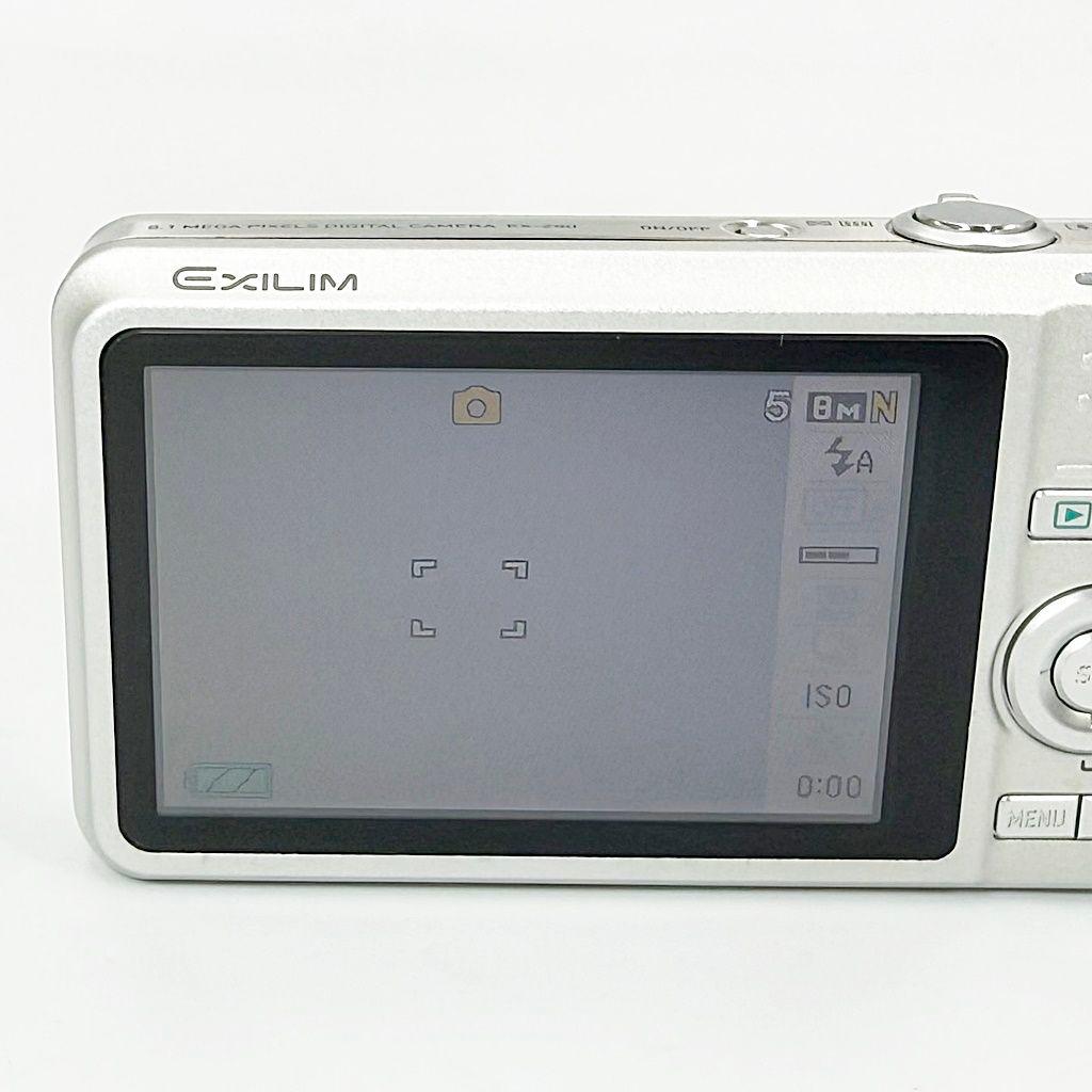 カシオ EXILIM ZOOM EX-Z80 シルバー コンデジ カメラ 中古