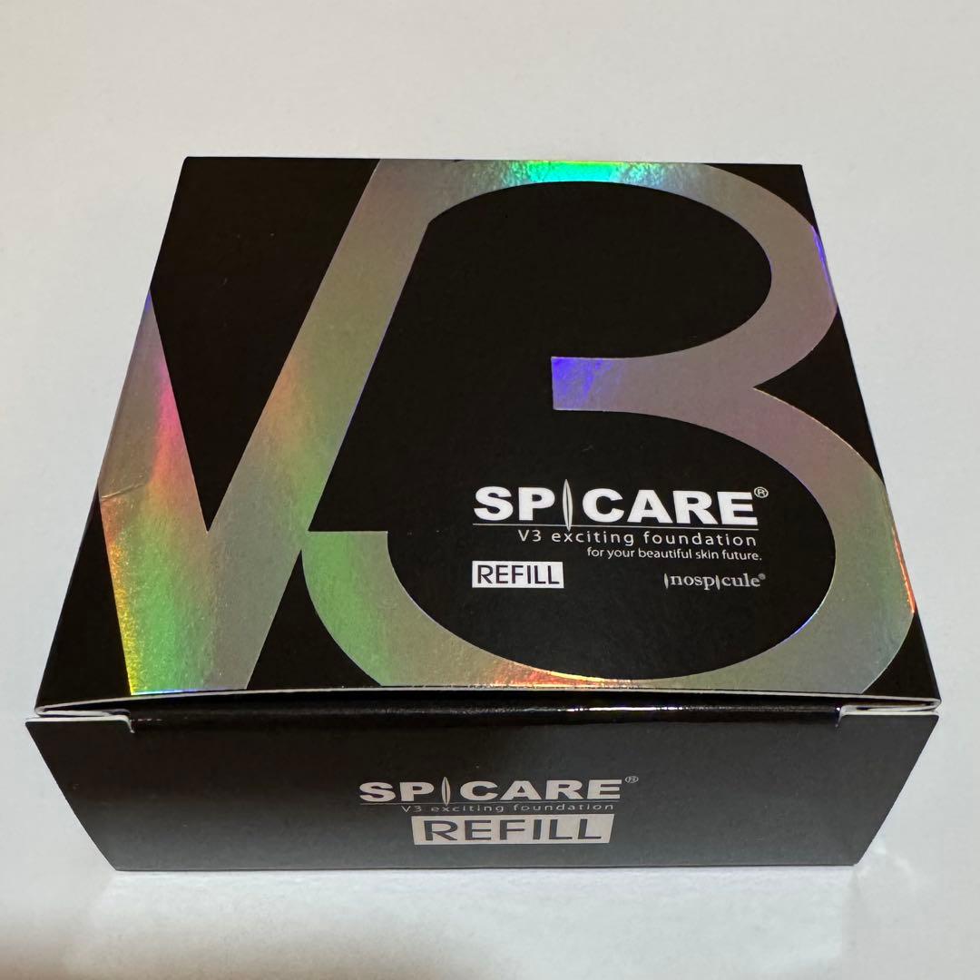 スピケア V3エキサイティングファンデーションレフィル ※2個セット パフ付き