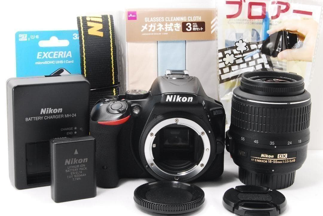 Nikon D5500 一眼レフカメラ スマホ転送 フルHDムービー ニコン
