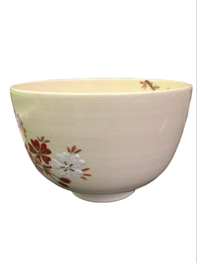茶碗　仁清　桜　中村久光　抹茶茶碗　抹茶碗　茶道具　抹茶
