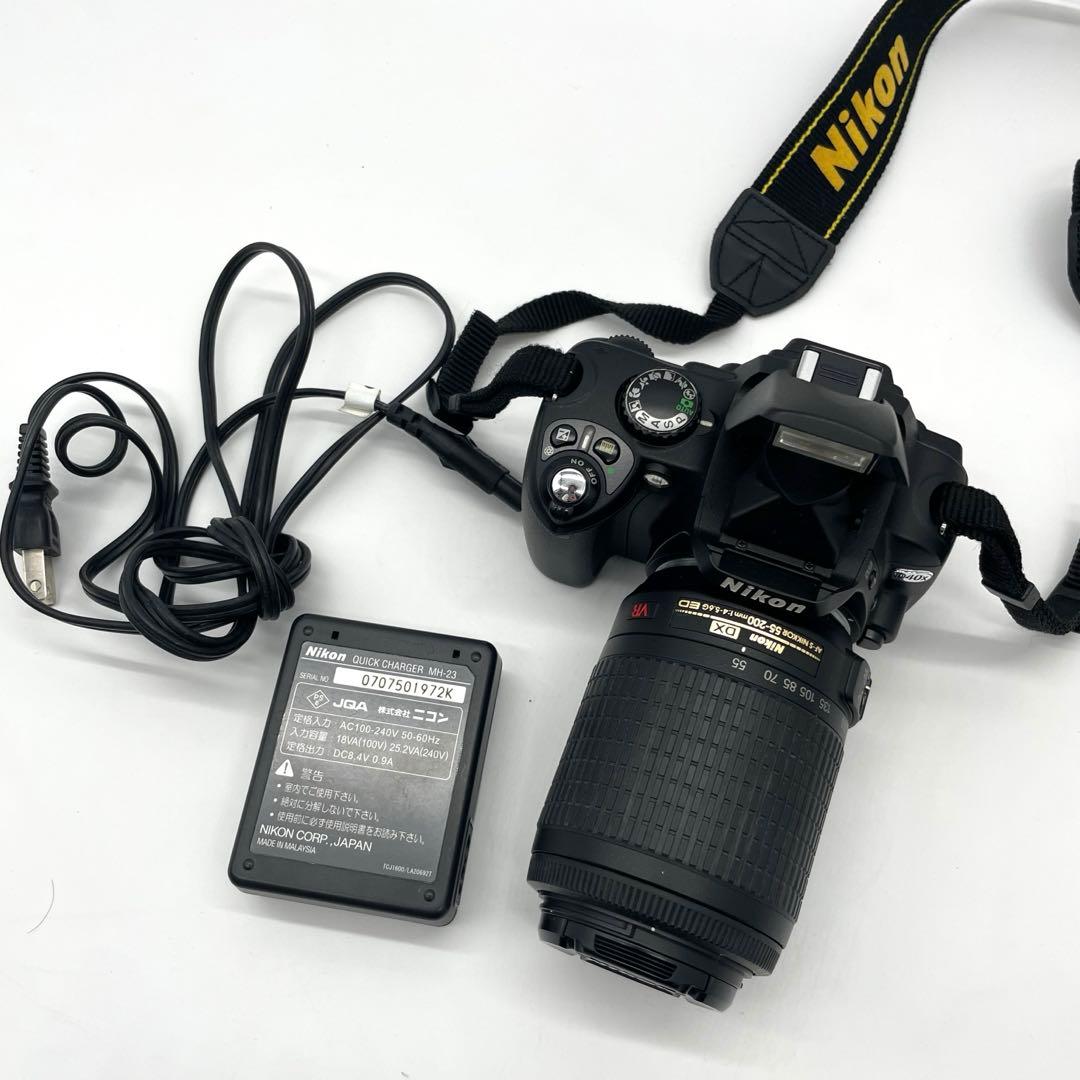 Nikon ニコン D40 デジタル一眼レフカメラ 55-200mm