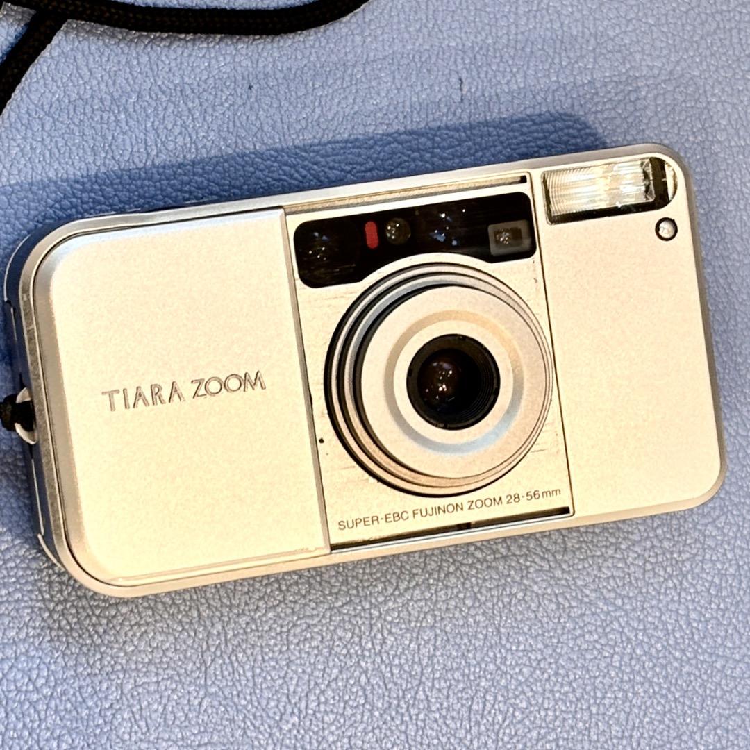 FUJIFILM TIARA ZOOM コンパクトカメラ28-56mm動作確認