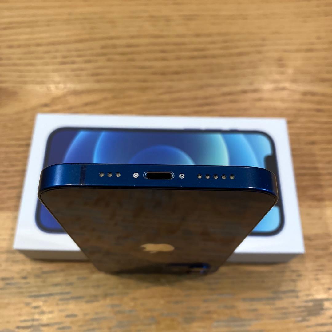 Apple iPhone 12 本体 ブルー SIMフリー 付属品付き 箱他