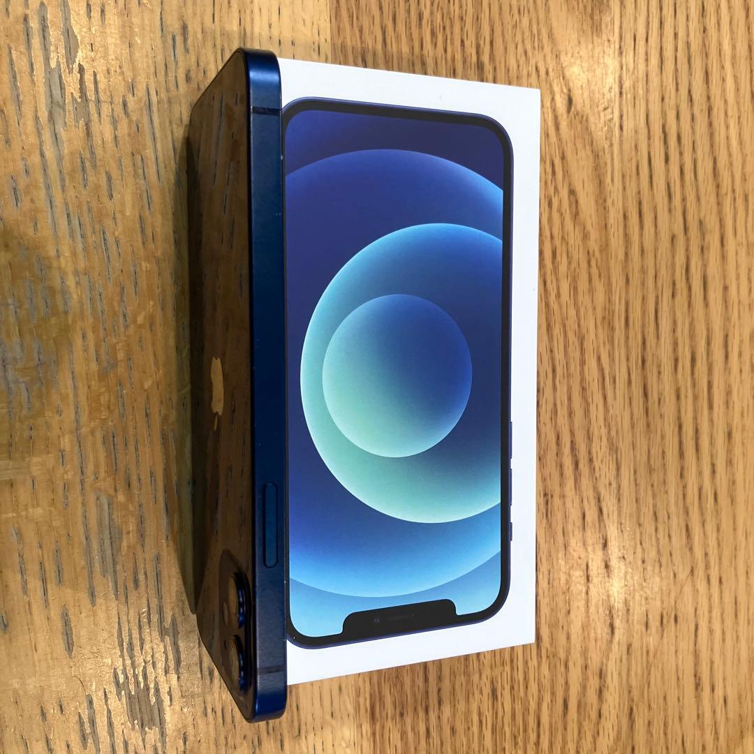 Apple iPhone 12 本体 ブルー SIMフリー 付属品付き 箱他