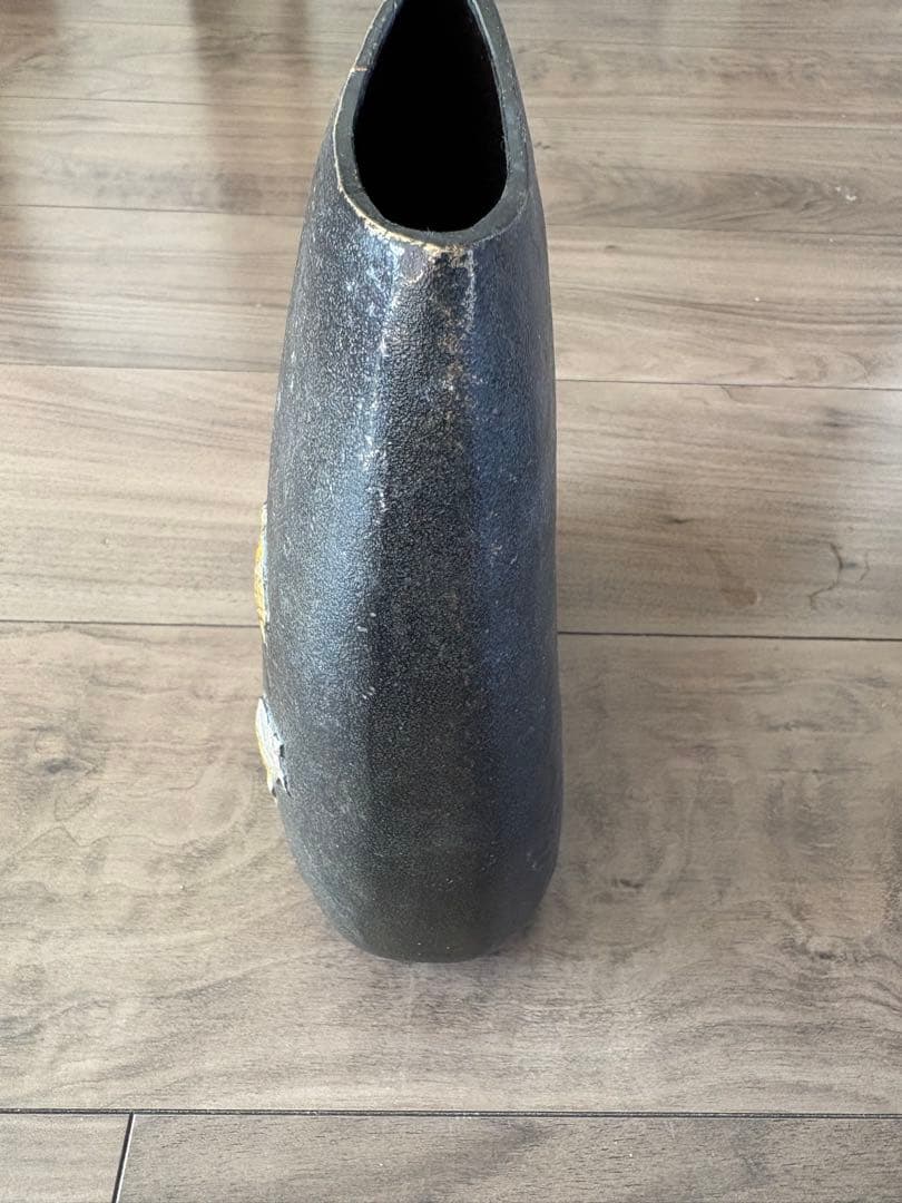 高崗銅器 花瓶 二羽鹤 三代目鳳山 重約1900克