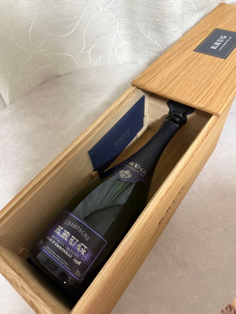 KRUG Clos d'Ambonnay 1998 木箱入り「空瓶」