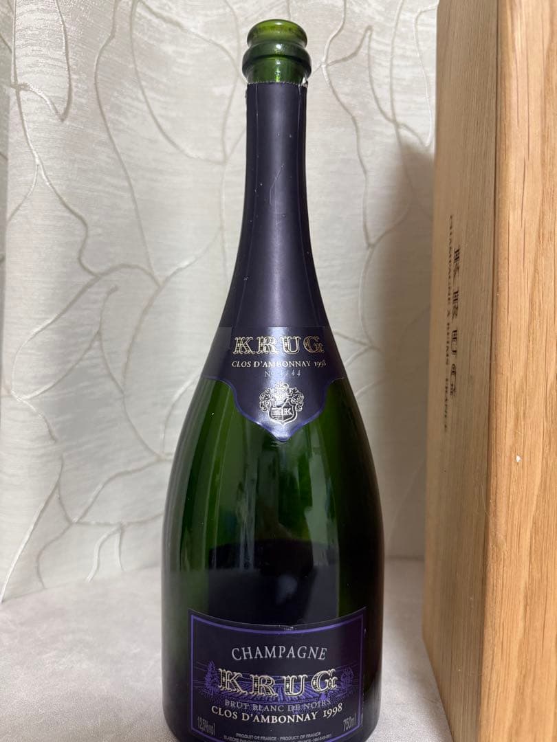 KRUG Clos d'Ambonnay 1998 木箱入り「空瓶」