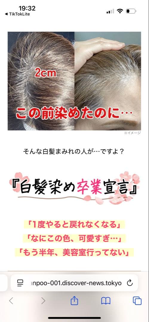 白髪染め卒業宣言 モカ・チョコレートブラウン