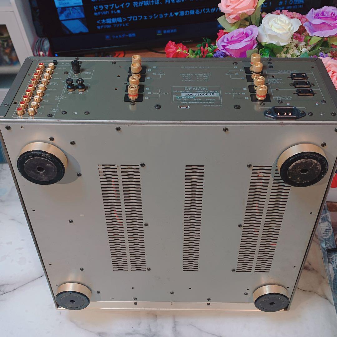 往年の名機■DENON プリメインアンプ 　 PMA-2000Ⅱ■簡単動作確認済