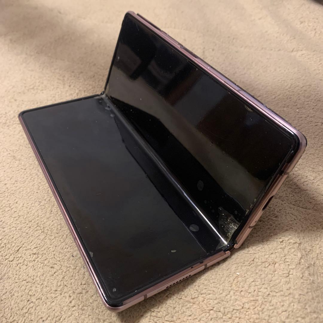 【ジャンク】Galaxy Z Fold2 5G 256GB au版 ブロンズ
