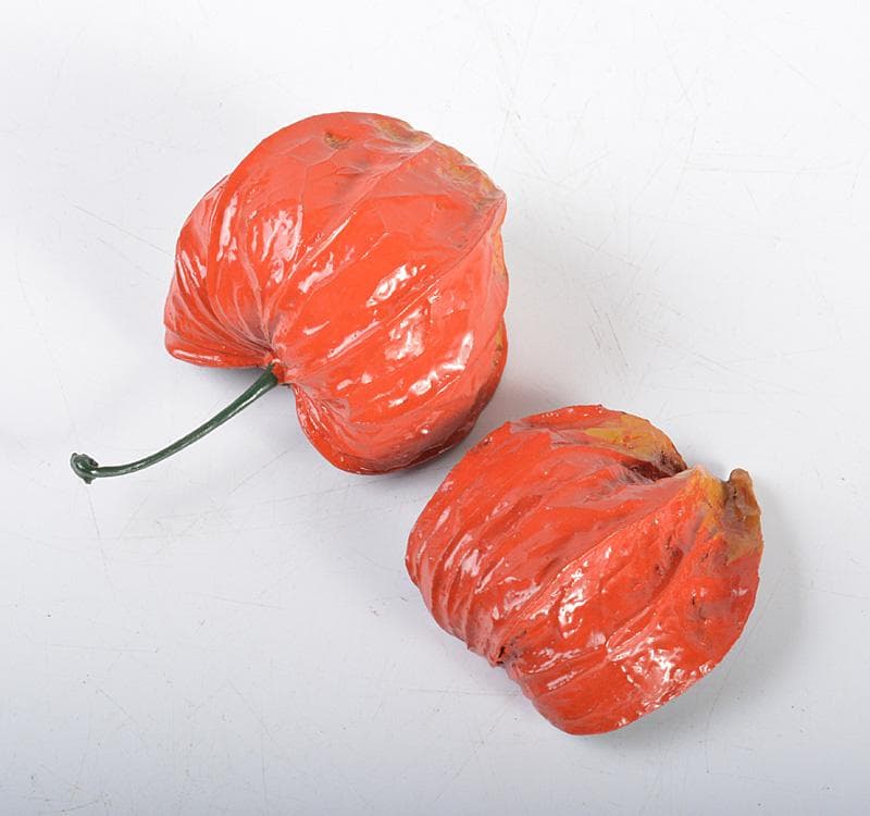 茶道具　乾漆　鬼灯　酸漿　ほうづき　香合　在銘　共箱 C　R4281
