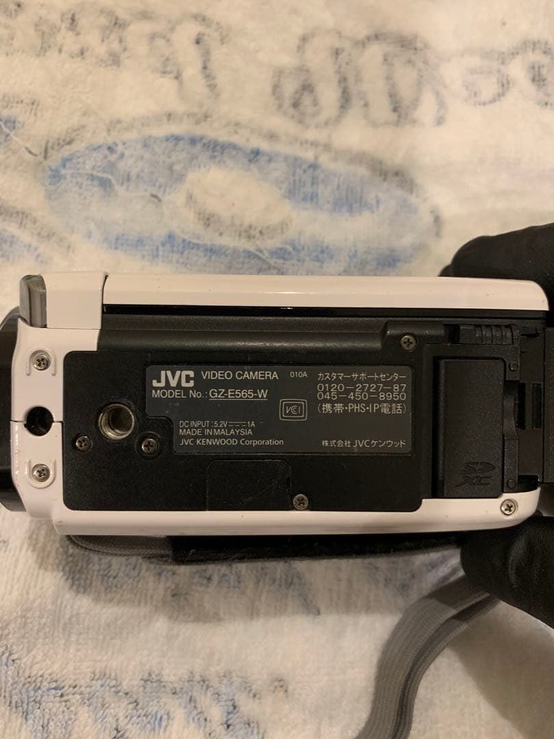 JVC Everio GZ-E565-W ホワイト ジャンク品
