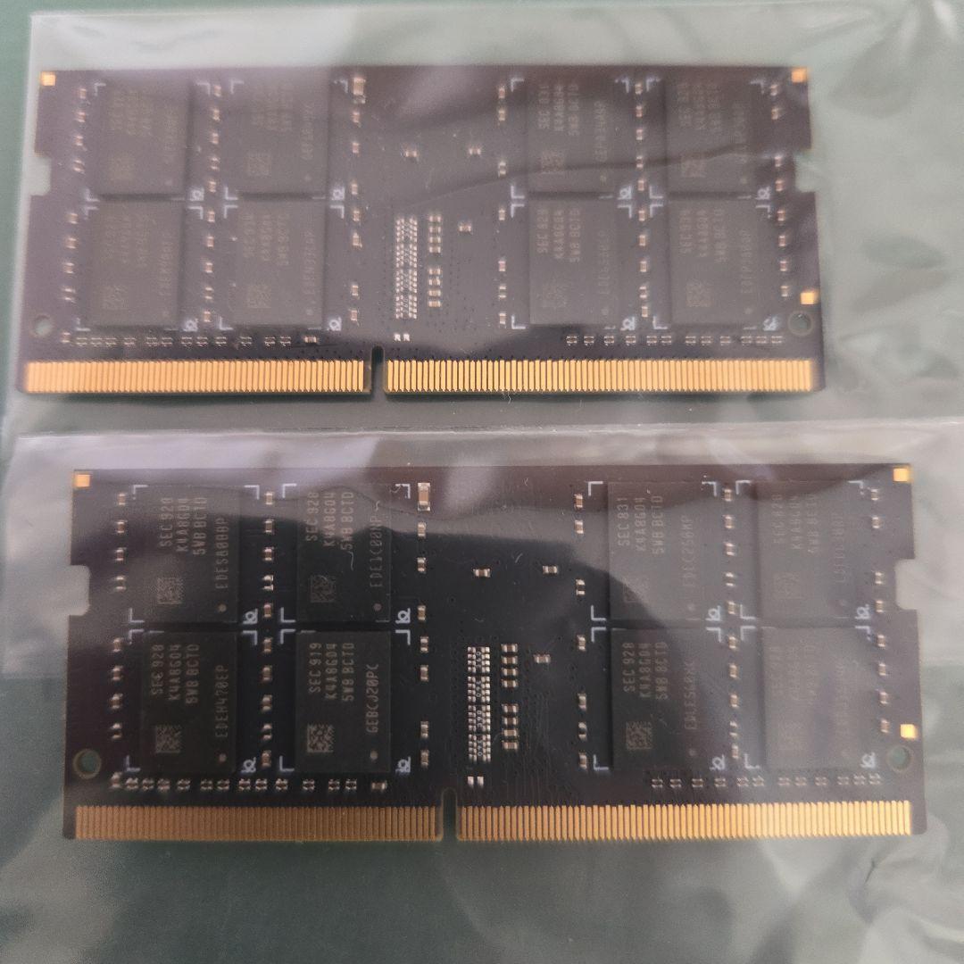 32GB(16GB×2枚セット) DDR4-3200 SP　ノートPC用メモリ