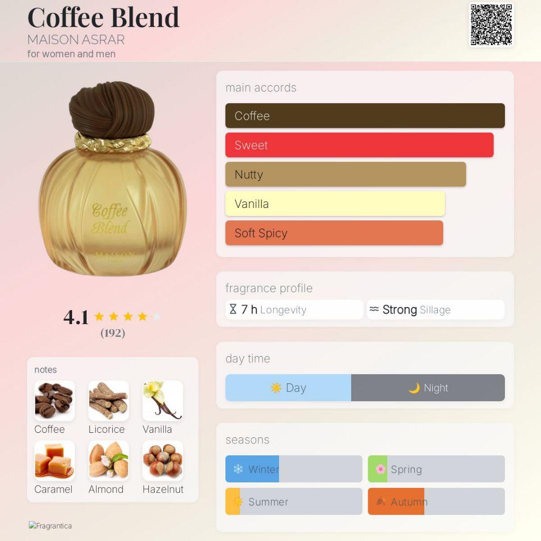 Maison asrar Coffee Blend 香水 100ml