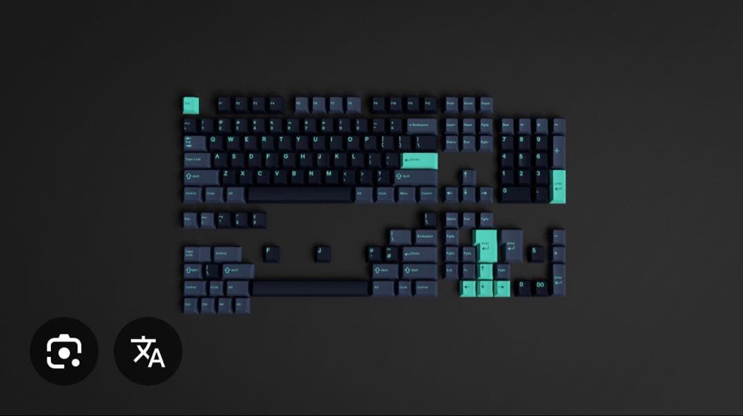 Tenet70 NaVy 自作キーボード+GMK keycap.