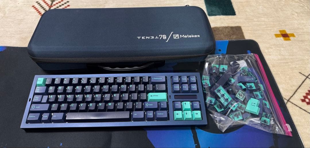 Tenet70 NaVy 自作キーボード+GMK keycap.