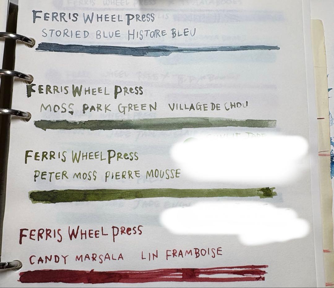 筆記具 Ferris Wheel Press ink 85ml bottle