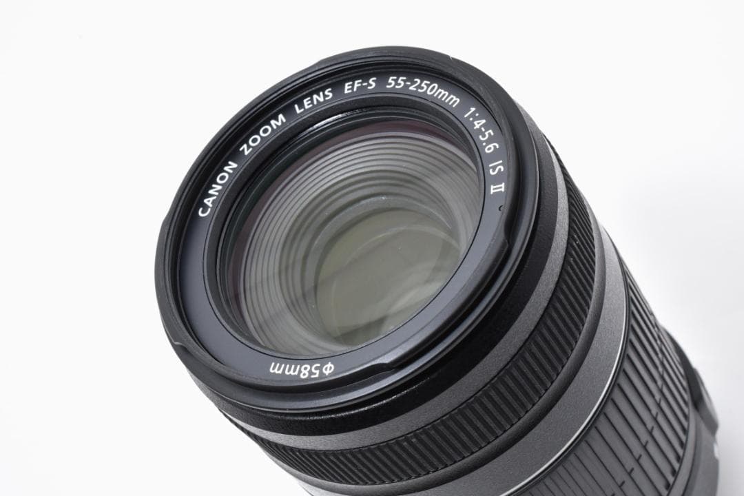 【美品】Canon EF-S 55-250mm F4-5.6 IS II 望遠