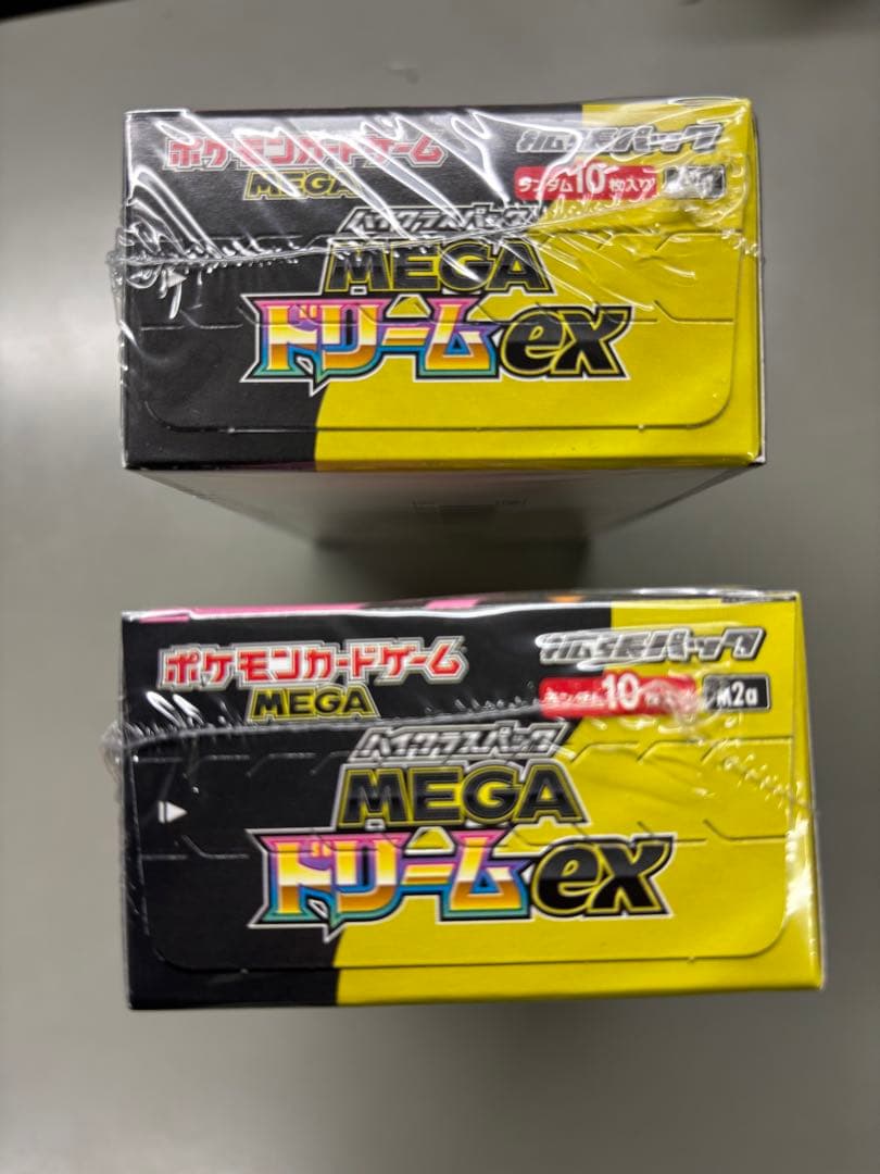 ポケモンカードbox 　MEGAドリームex 計2箱 シュリンク有　②