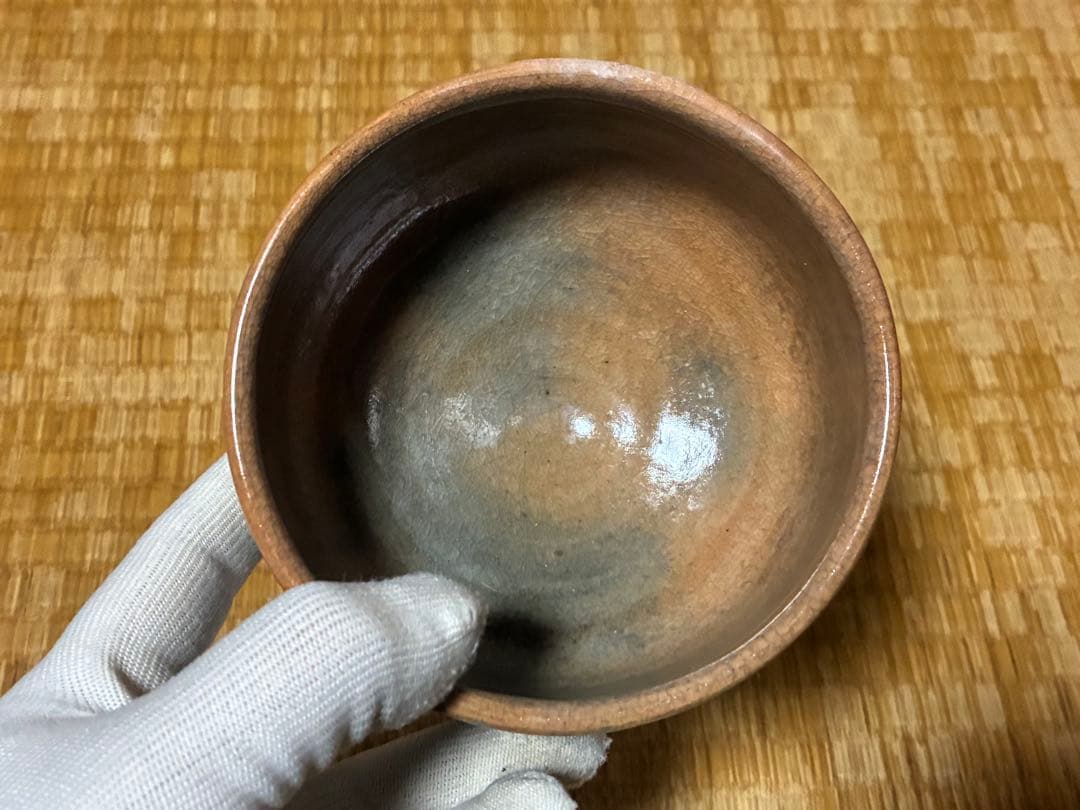 茶道具 赤楽？ 茶碗 作家物 共箱？