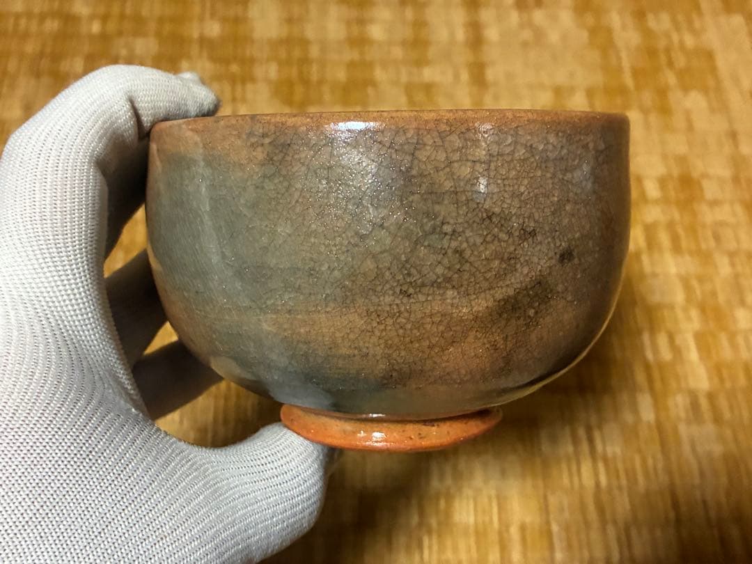 茶道具 赤楽？ 茶碗 作家物 共箱？