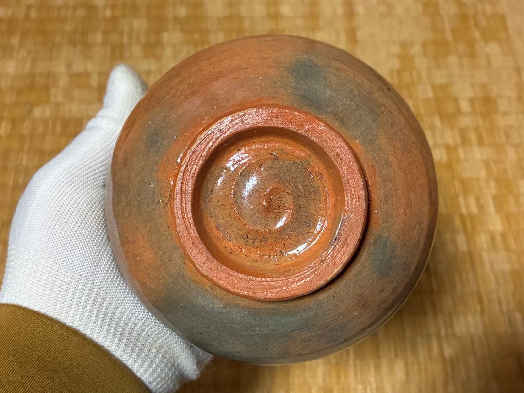 茶道具 赤楽？ 茶碗 作家物 共箱？