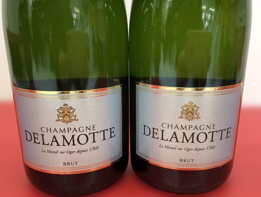 未開栓 DELAMOTTE BRUT シャンパンーニュ 750ml 2本セット