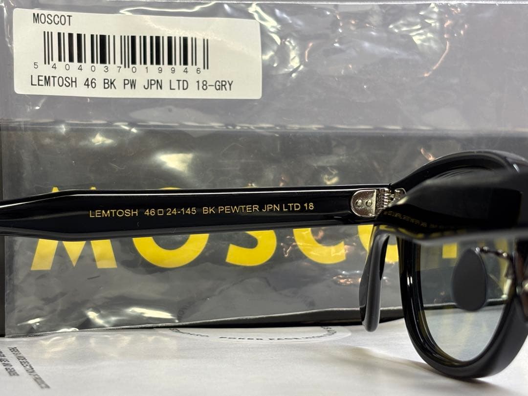 メガネ・老眼鏡 MOSCOT LEMTOSH 46 JPN LTD XVIII Mint