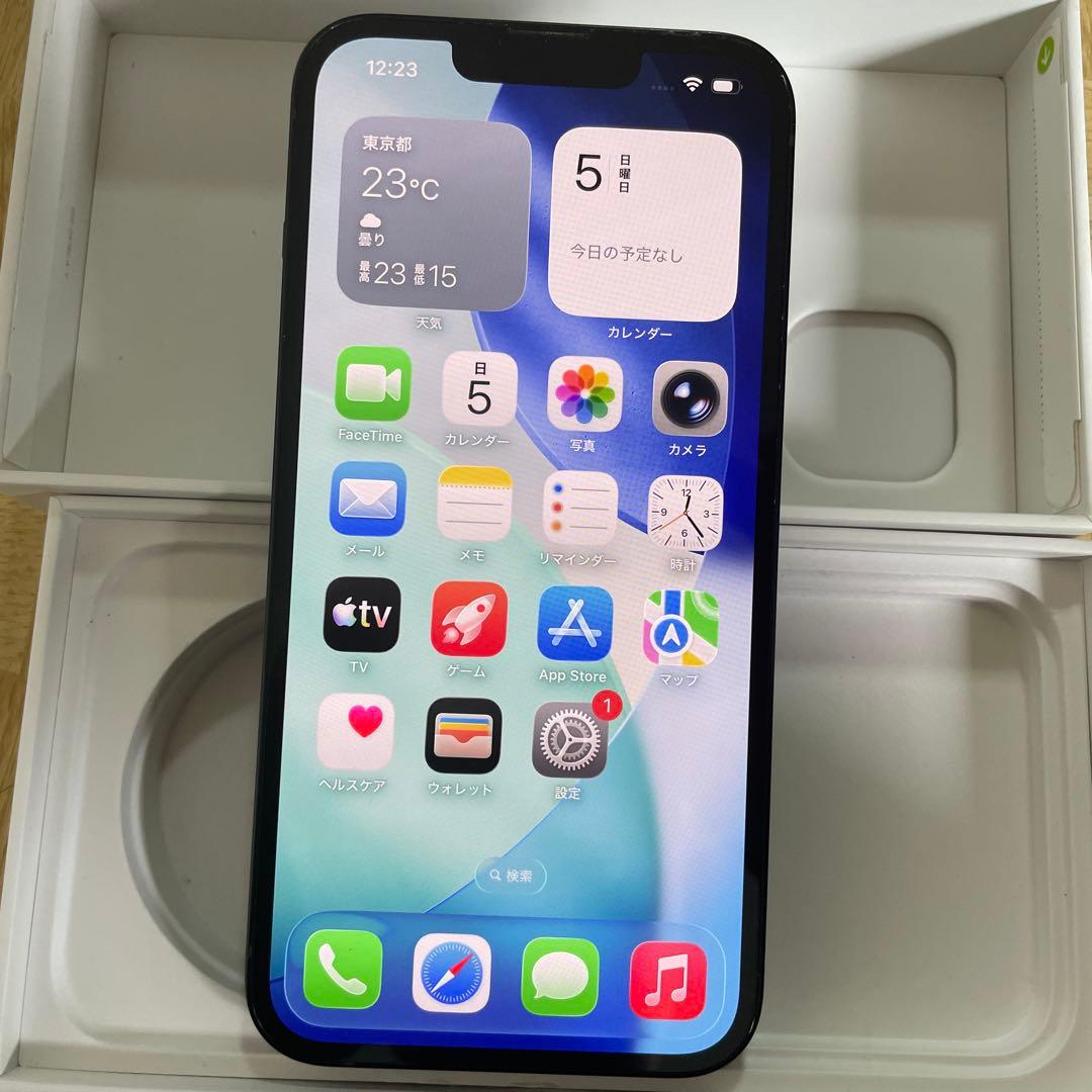 iPhone 13 128gb simフリー。バッテリー95%