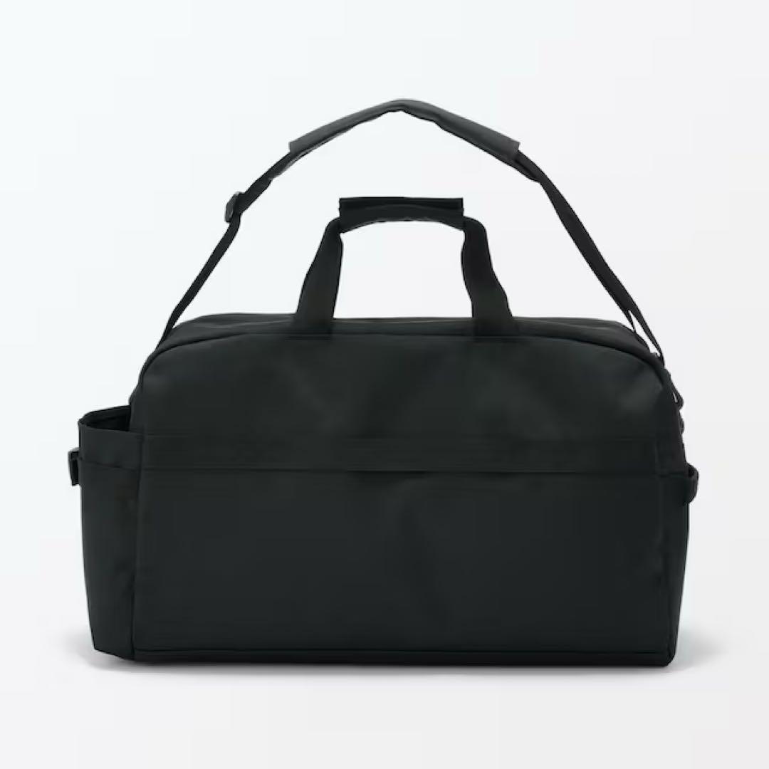 無印良品『撥水ボストンバッグ 32×50×23cm』ブラック