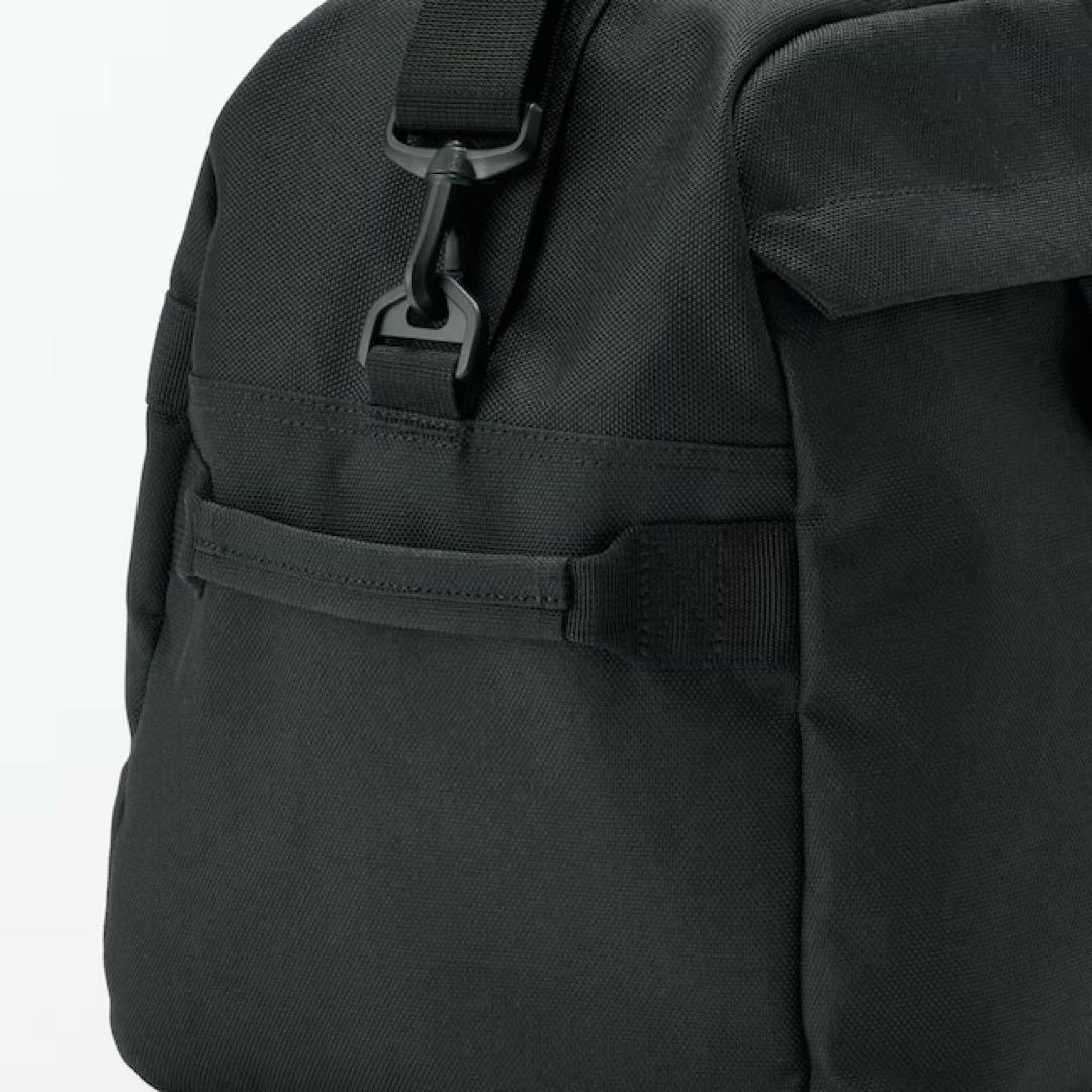 無印良品『撥水ボストンバッグ 32×50×23cm』ブラック