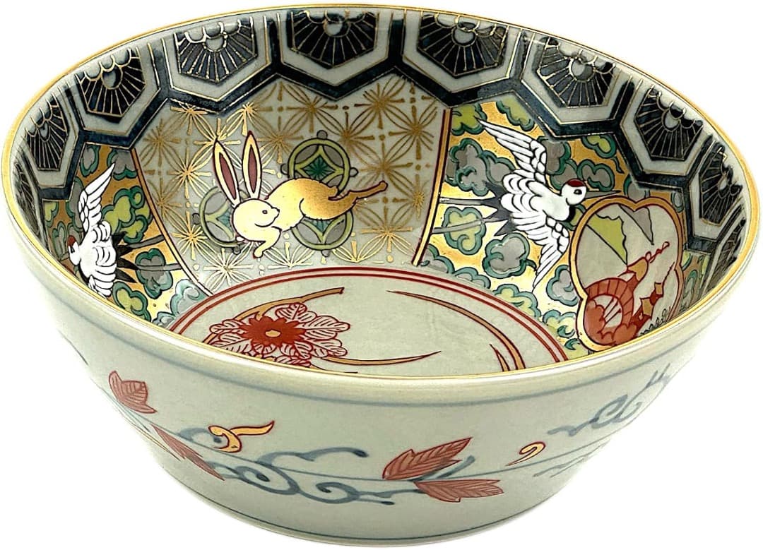 新品　林九郎窯　小鉢　金彩ロココ調　小鉢　波佐見焼　直径13.4cm　ボウル　①