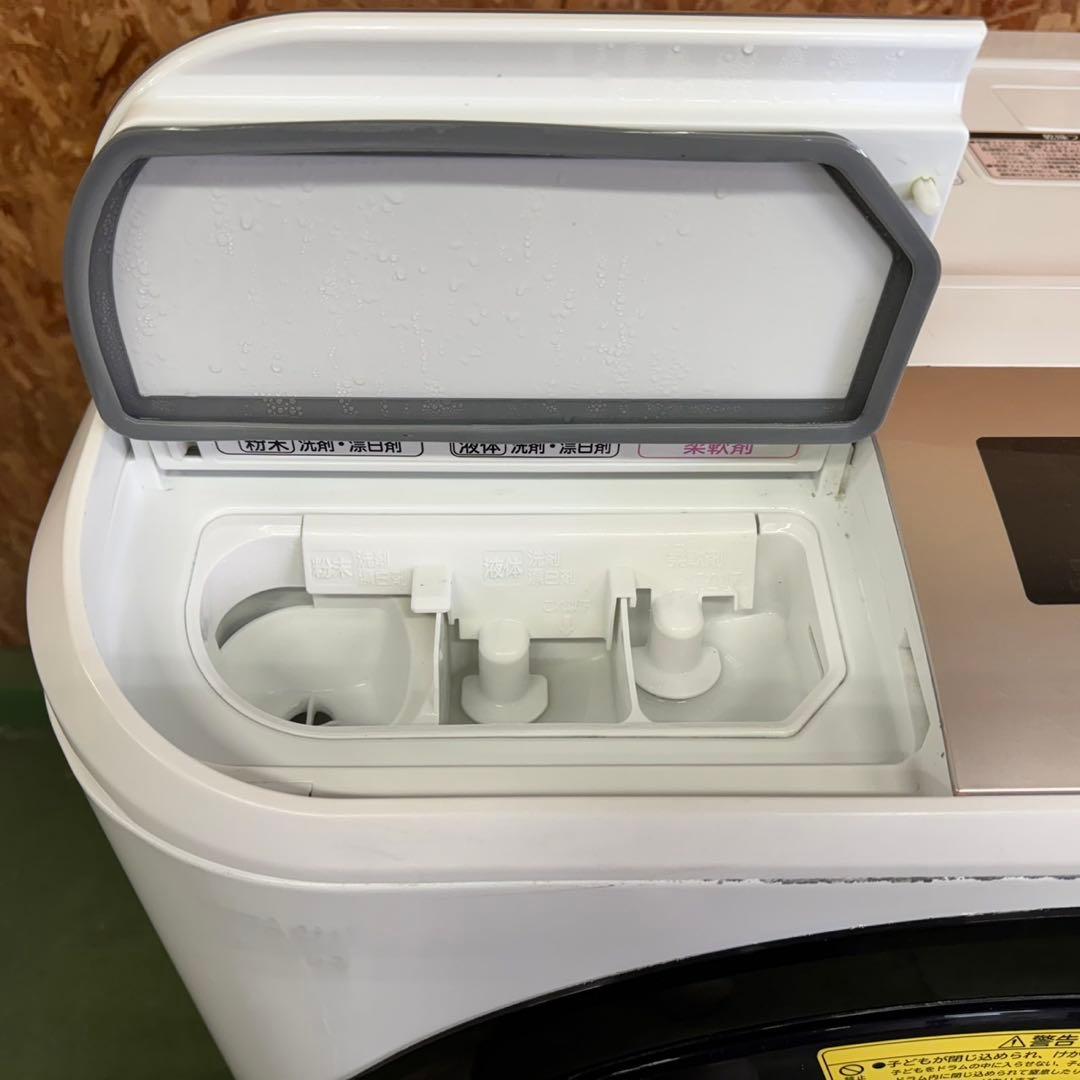 282 送料設置無料　日立　ドラム式洗濯機12㌔ 乾燥機能付き