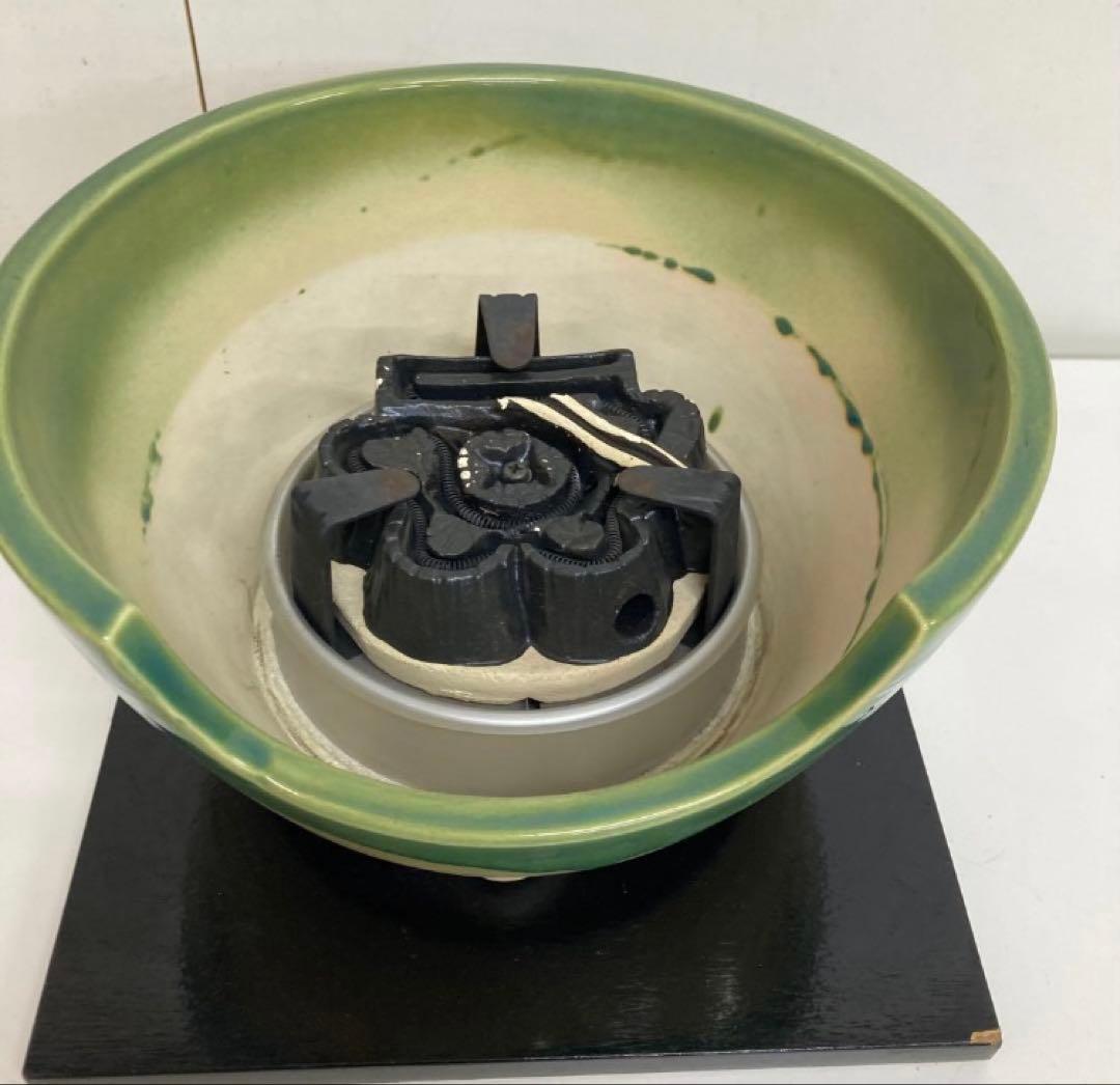 f419-29 茶道具　野々田　風炉型　電熱器