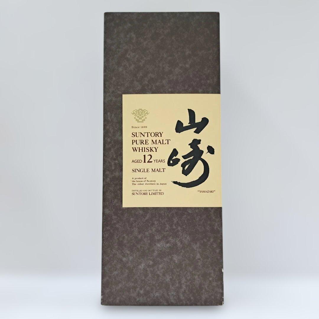 華 サントリー 山崎12年 ピュアモルト ウイスキー 750ml 箱付