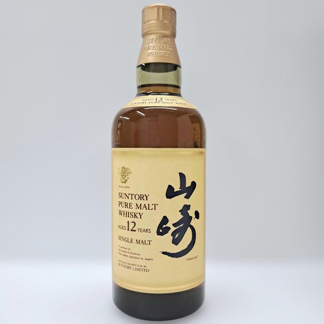 華 サントリー 山崎12年 ピュアモルト ウイスキー 750ml 箱付