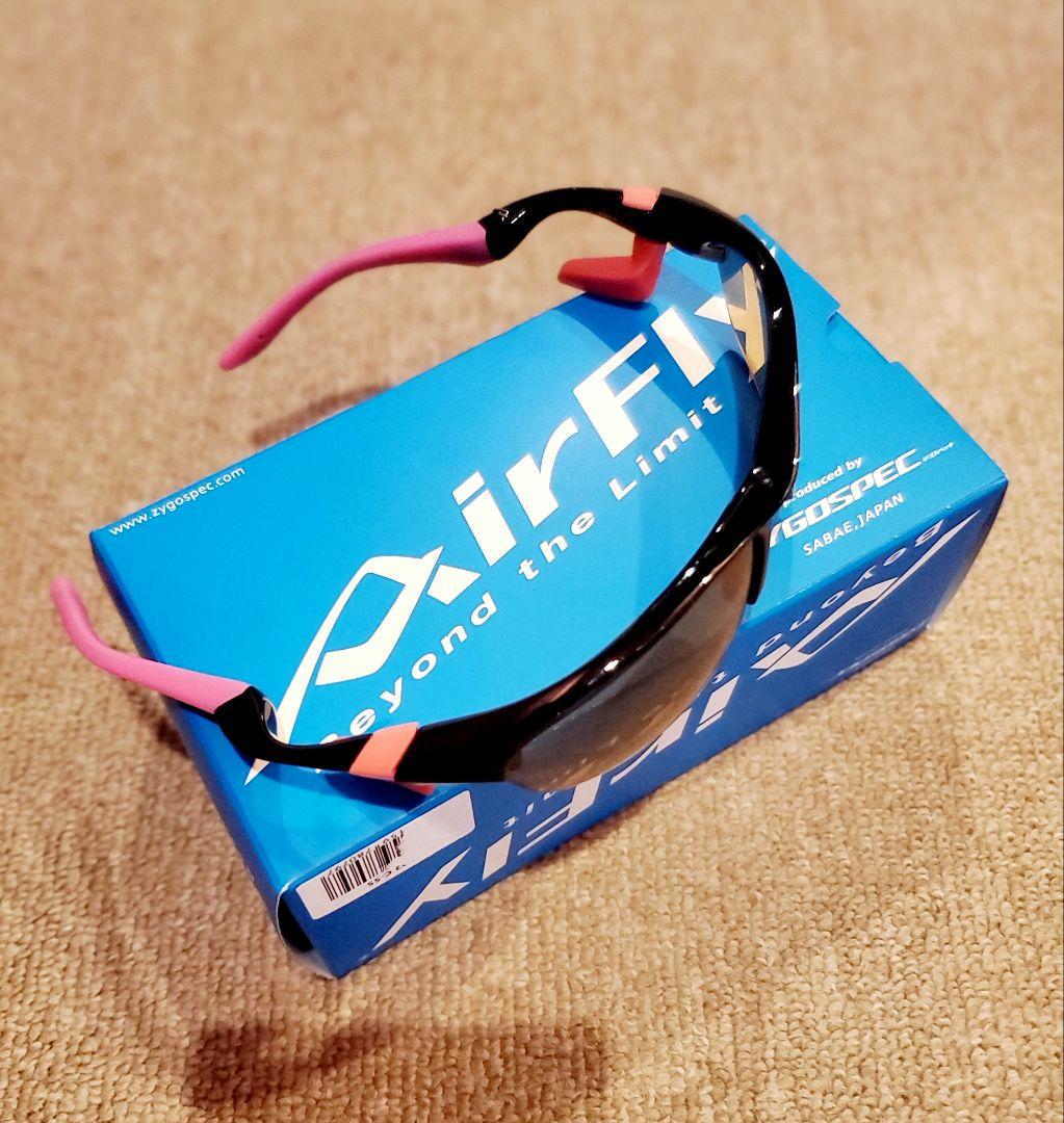 AirFly ノーズパッドレススポーツサングラス ブラック AF102 C5S