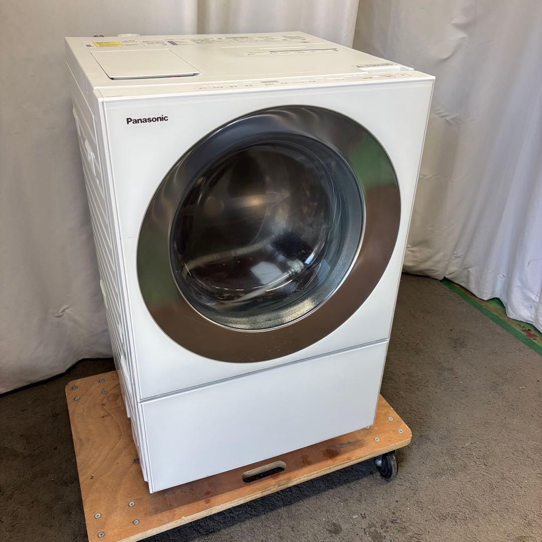 173　パナソニック　ドラム式洗濯機　10キロ　左開き　乾燥　設置無料　安い‼️