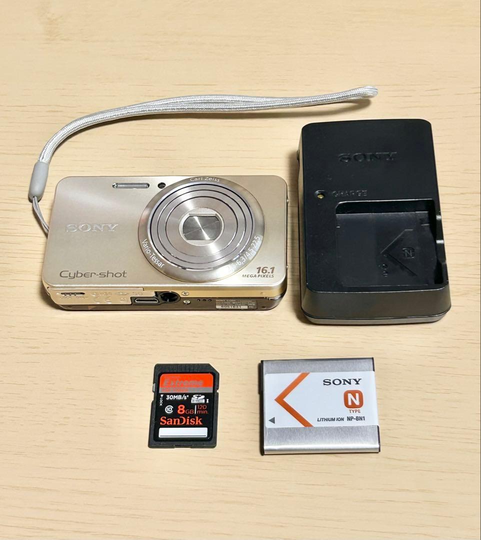 【美品】SONY Cyber-shot 16.1 DSC-W570(N)デジカメ