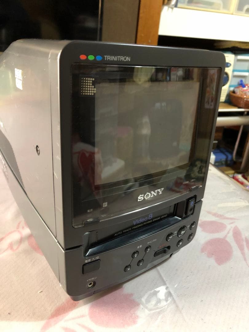 小型SONY video 8 COMBO ビデオ8一体型テレビ