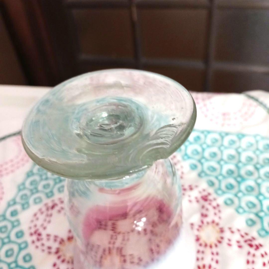 和製ガラス　大正　花びら　 氷カップセット